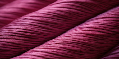 A macro view of woven textile fibers for material science.の素材