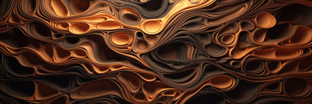 Dynamic patterns representing material science concepts.の素材