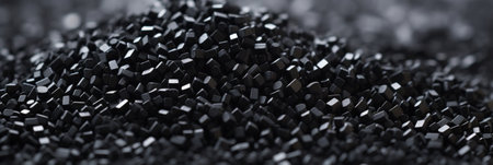 Close-up texture of a synthetic polymer blend.の素材