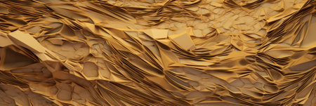 Golden abstract surface, material science concept.の素材