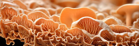 Close-up of intricate material texture for science study.の素材