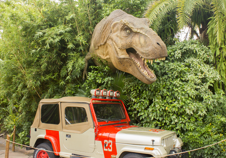 ORLANDO, USA - October 14, 2016- visitors, theme park Universal Studios Islands of Adventureのeditorial素材