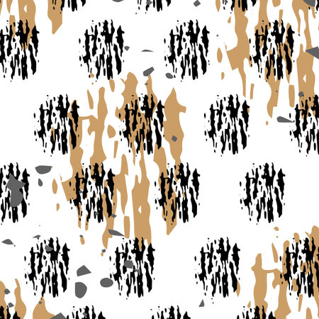Abstract background. Elements black and gold on a white background. Beautiful wallpaper