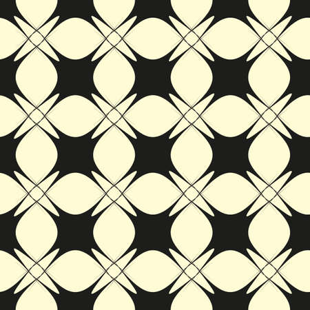 Abstract background of patterns, seamless on a yellow background. Design for printing on textiles, packaging. Vector, illustrationのイラスト素材
