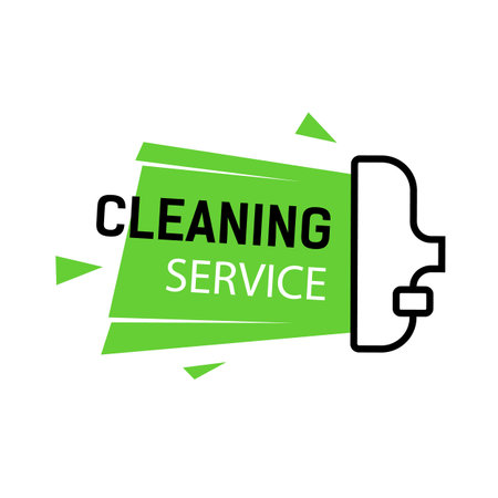 the theme of cleaning service. Signs, symbolsのイラスト素材
