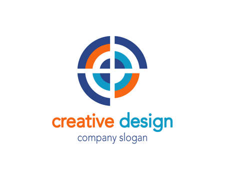 Creative Circle Design. Business Conceptのイラスト素材