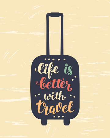 Life is Better with Travelのイラスト素材