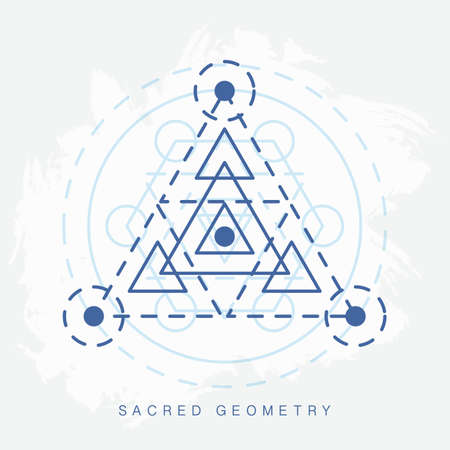 Sacred geometry signのイラスト素材