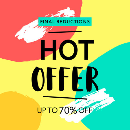 Hot offer sale banner