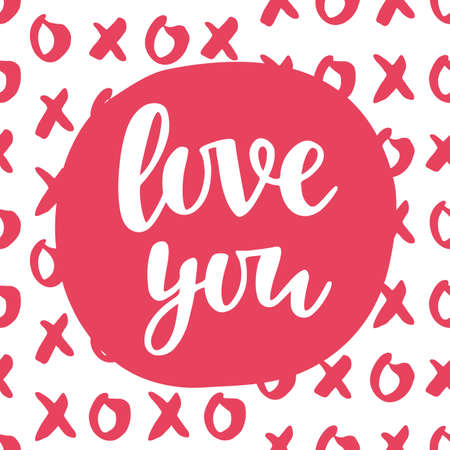Love You conceptのイラスト素材