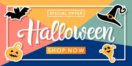 Halloween Sale bannerのイラスト素材