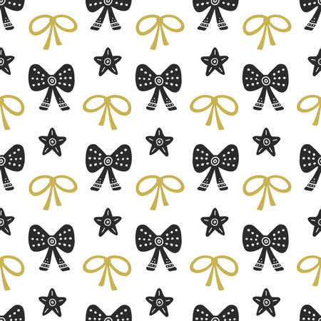 Scandinavian Christmas Nordic patternのイラスト素材
