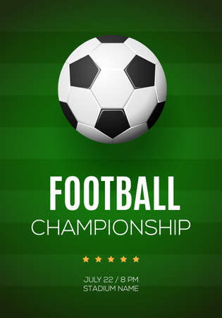 Vector Football Banner Templateの写真素材