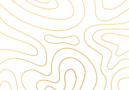 Modern abstract topography gold waves geometric cover. Minimal creative background. Vector...