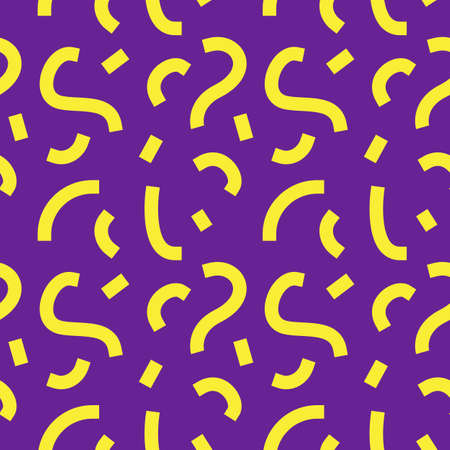 Memphis style seamless pattern, banner templateのイラスト素材