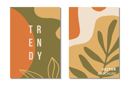 Modern Abstractions covers templates setのイラスト素材