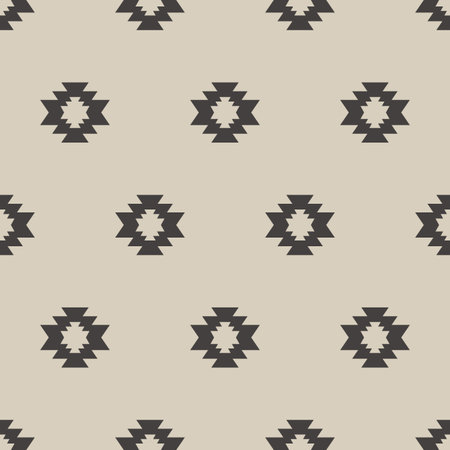 Minimal Southwestern Seamless Pattern Navajo Print