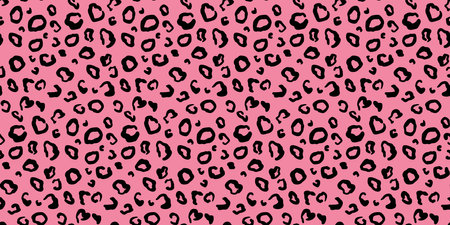 Pink Cheetah Seamless Pattern Leopard Backgroundのイラスト素材