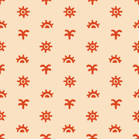 African ethnic seamless pattern. Tribal backgroundのイラスト素材