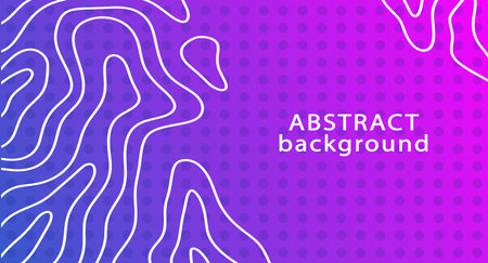 Futuristic neon abstract topography backgroundのイラスト素材