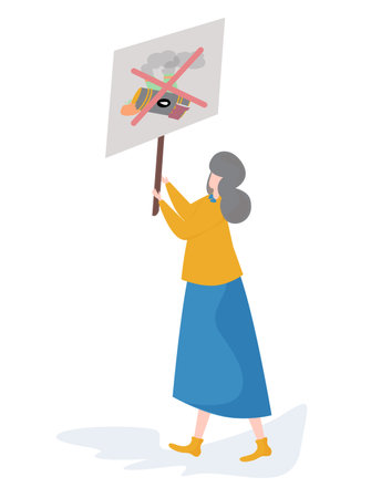 Ecology Concept of Pollution the Earth, flat design vector illustration, for graphic and web designのイラスト素材