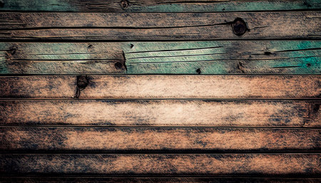 Old wood texture background. Floor surface with old wood planks.の素材