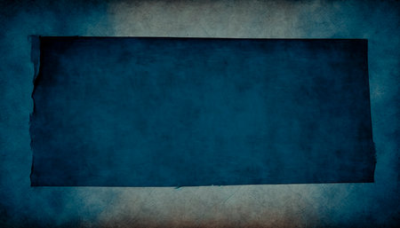 Grunge dark blue paper background with space for text or image. Old paper texture.の素材