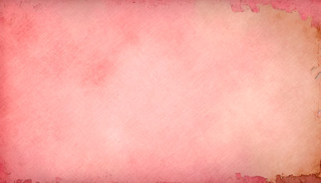 Grunge pink background with space for text or image. Old paper texture.の素材