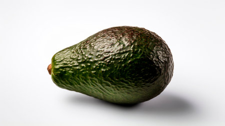 Avocado isolated on white background.の素材