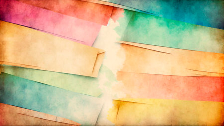 Colorful vintage paper background.の素材