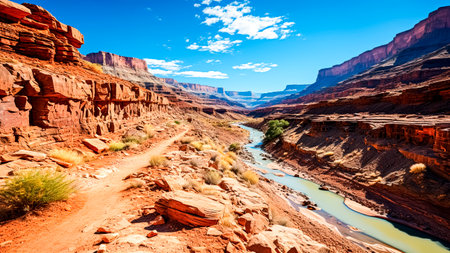 Colorado river at Canyonlands National Park. Landscape concept.の素材