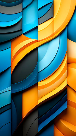 Abstract background elements. Abstract representation of the Ukrainian flag.の素材