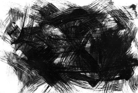 oil paint brush strokes isolated on white background hand drawn acrylic paint brush Red brush stroke isolated on grunge backgroundの写真素材