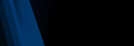 black abstract geometrical blue color background bannerの写真素材