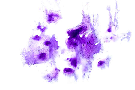 magenta color Abstract colorful watercolor on paper close-up background textureの写真素材