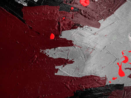 Abstract oil painting background. Oil on canvas texture. Hand drawn oil painting.Color texture. Modern art Fragment of artwork. Brushstrokes of paintの写真素材