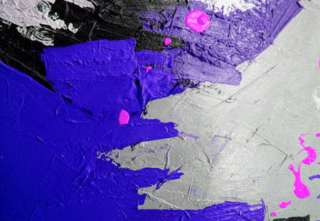 Abstract art background. Oil painting on canvas. Multicolored bright texture