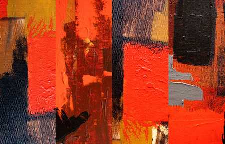 Hand drawn oil painting. Abstract art background. Oil painting on canvas. Color texture. Fragment of...
