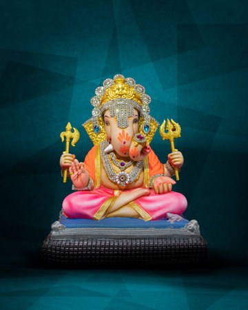 Lord Ganesha , Ganesha Festival , of Lord Ganpati background for Ganesh Chaturthi festival of India