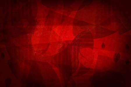 red and black abstract background with angled blocks, squares, diamonds, rectangle and triangle shapes layered in abstract modern art style background pattern, textured backgroundの写真素材