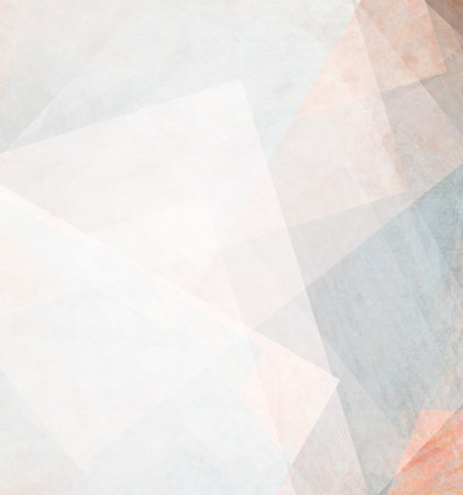 grey color background with textured transparent squares in random layersの写真素材