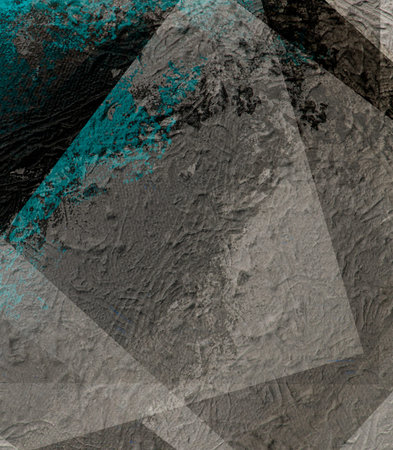 Abstract geometric background with different elements