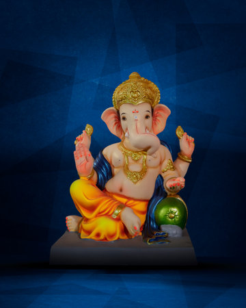Indian Ganesha Festival , Lord Ganeshaの写真素材