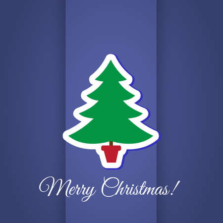 Merry Christmas greeting card designのイラスト素材