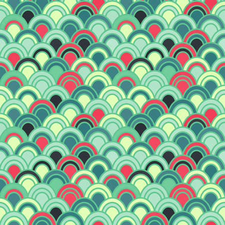 Japanese Wave Seamless Patternのイラスト素材