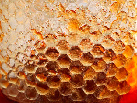 Background texture of honeycomb