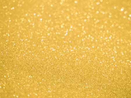 yellow glitter abstract background. Christmas holiday concept. Beautiful festive backdrop