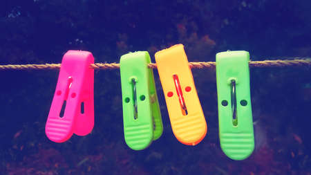 Hanging Clipsの写真素材