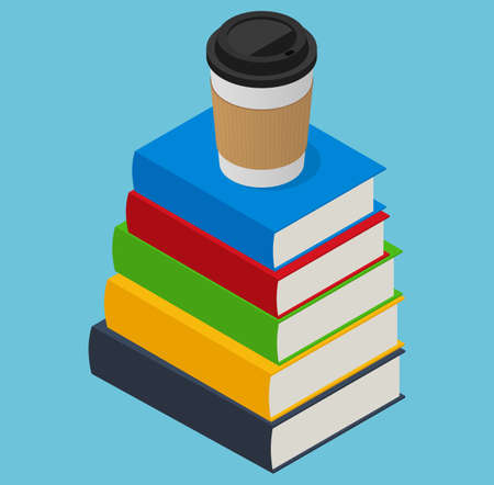 Concept - education. isometric flat designのイラスト素材