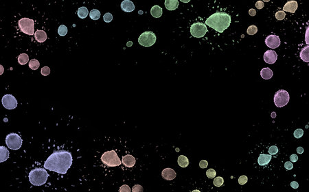 watercolor multi-colored pastel drops. grunge